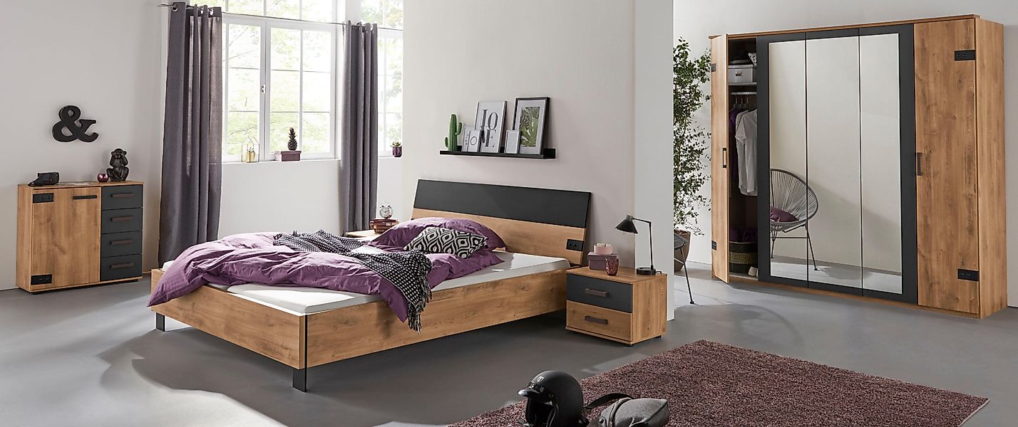 Wimex Drehtürenschrank "Malmö, Kleiderschrank mit Spiegel, Made in Germany" günstig online kaufen