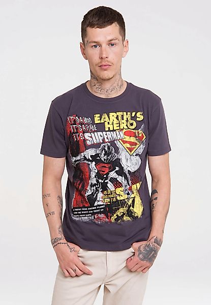 LOGOSHIRT T-Shirt "Superman", mit coolem Superhelden Motiv günstig online kaufen
