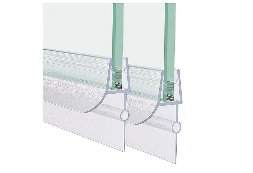 Boromal Duschdichtung 2 Stück Ersatzdichtung Wasserabweiser für 4/5/6mm Gla günstig online kaufen
