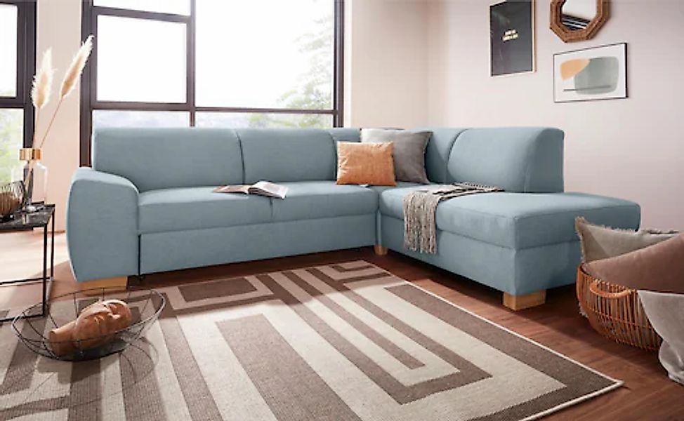 DOMO collection Ecksofa »Incanto kubische Formensprache, komfortabel, L-For günstig online kaufen