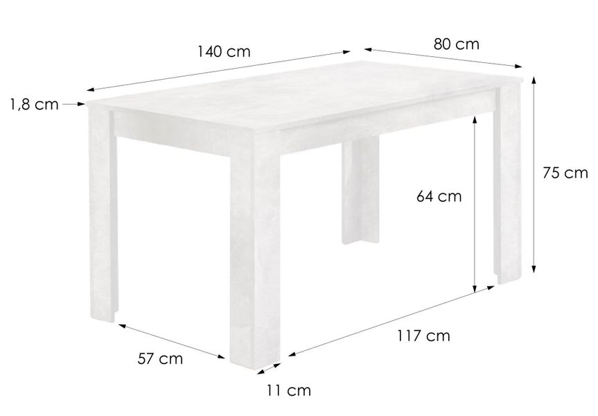 byLIVING Esstisch Nepal, Breite 80/ 90/ günstig online kaufen