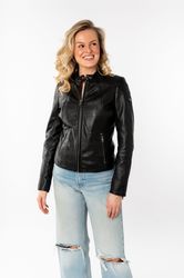 Mauritius Lederjacke "MWKyttie OT" mit verstärkten Schultern günstig online kaufen