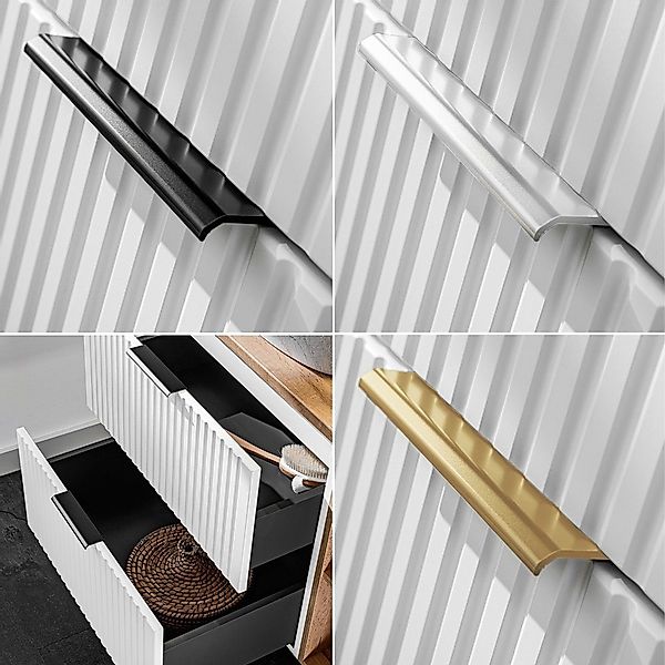 Lomadox Waschbeckenschrank ADELAIDE-56-WHITE 140cm breit, matt günstig online kaufen