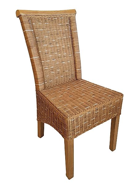 Amagohome Rattanstuhl Esszimmer Stühle Set 2 günstig online kaufen