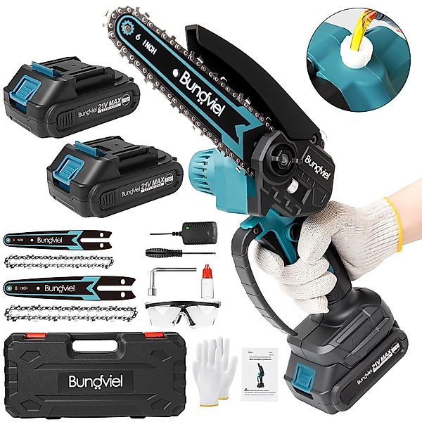 YI Akku-Kettensäge Akku-Kettensäge, 6/8 Zoll Mini günstig online kaufen