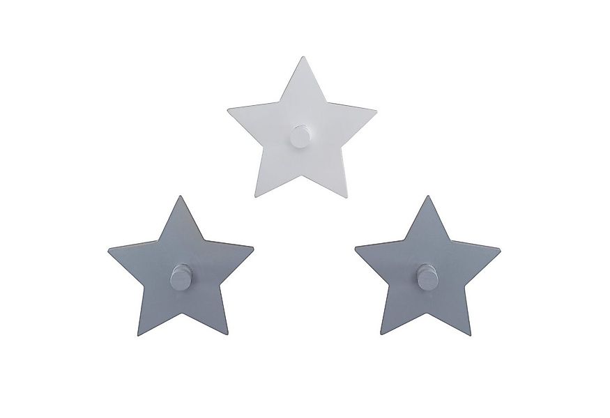 roba® Wandhaken Little Stars, Wandhacken 3er Set in Sternform günstig online kaufen