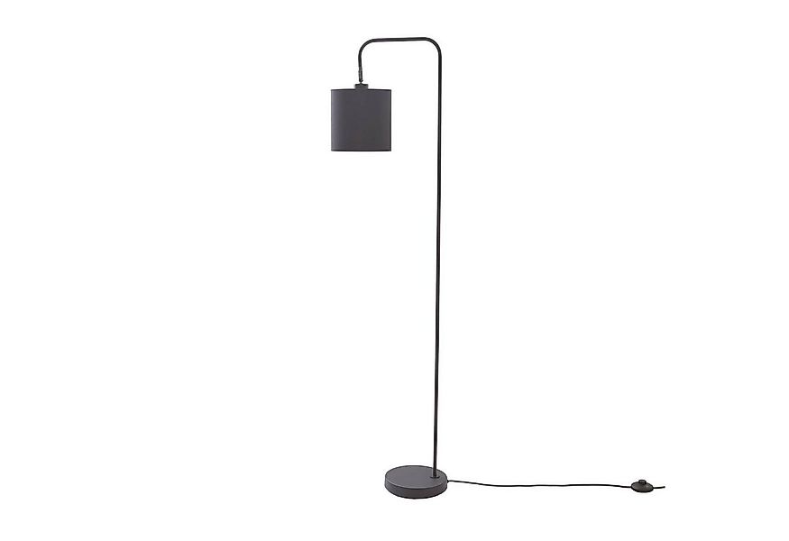 Lindby Stehlampe Hinay, Metall, Schwarz IP20, 1 x 15 W LED günstig online kaufen