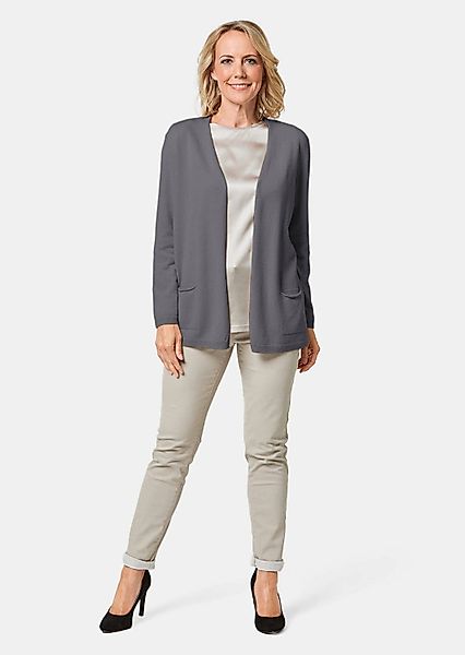 GOLDNER Strickjacke Kurzgröße: Cardigan in langer günstig online kaufen