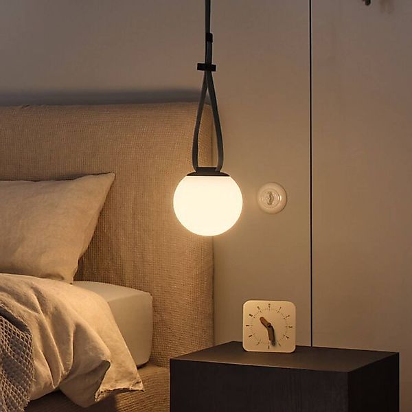 Paulmann ULine LED-Pendelleuchte Ball, weiß/schwarz, 3.000 K günstig online kaufen