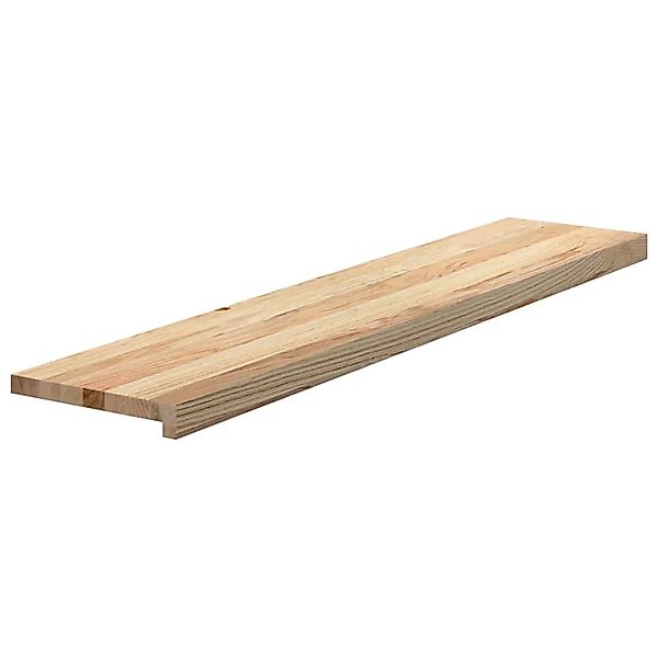 vidaXL Treppenstufen 2 Stk Unbehandelt 120x30x2 cm Massivholz Eiche 3283783 günstig online kaufen