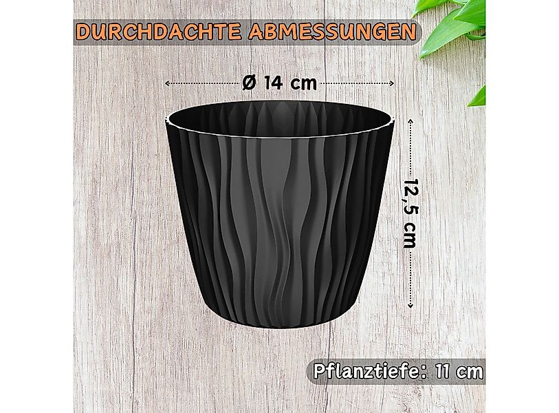 Engelland Blumentopf Pflanztopf mit Drainagesystem (Vorteils-Set, 1 St., ro günstig online kaufen