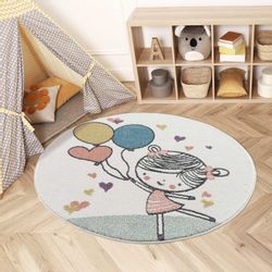 Carpet City Kinderteppich "Anime9393" rund 11 mm Höhe Spielteppich, Mädchen günstig online kaufen
