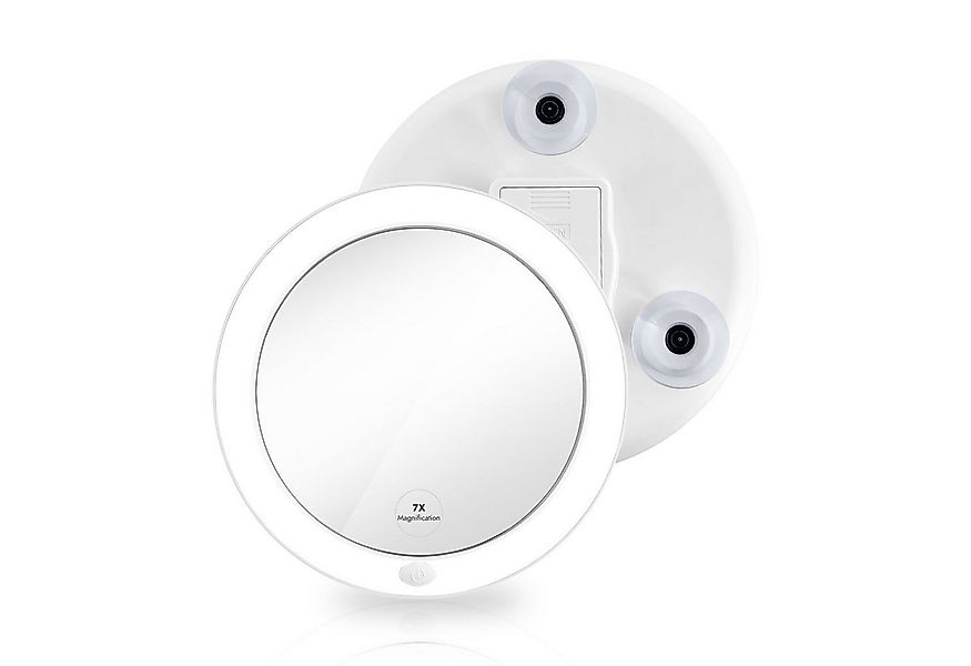 EMKE Schminkspiegel LED Kosmetikspiegel mit Saugnapf 7X Vergrößerung mit Li günstig online kaufen