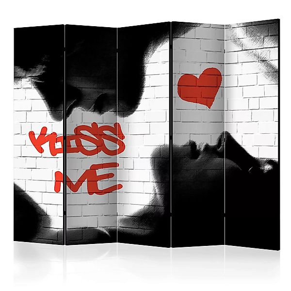 5-teiliges Paravent - Kiss Me Ii [room Dividers] günstig online kaufen