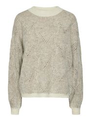 pieces Rundhalspullover PCJENNA LS O-NECK KNIT günstig online kaufen
