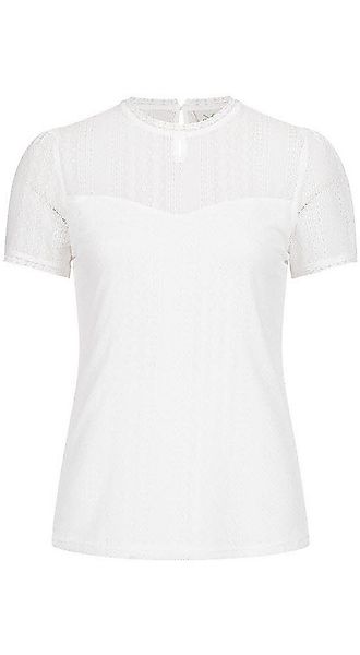 Nübler Dirndlbluse Trachtenbluse kurzarm Nadine in Weiß günstig online kaufen
