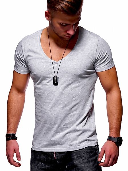 behype T-Shirt "VIC", mit V-Ausschnitt günstig online kaufen
