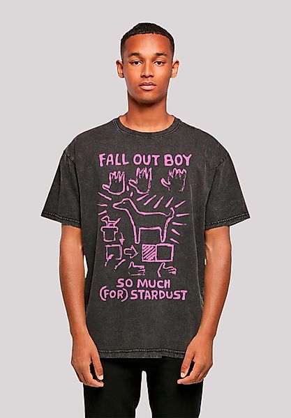 F4NT4STIC T-Shirt "Fall Out Boy Pink Dog So Much Stardust" Premium Qualität günstig online kaufen