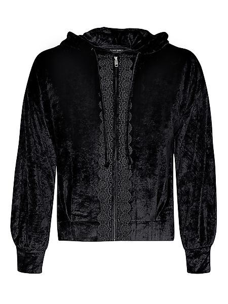 Vive Maria Velvet Dream Damen Kapuzensweatjacke schwarz günstig online kaufen