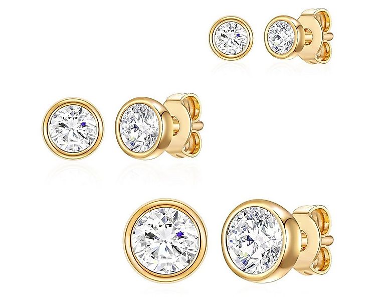 Rafaela Donata Schmuckset gelbgold (6-tlg), aus Sterling Silber günstig online kaufen