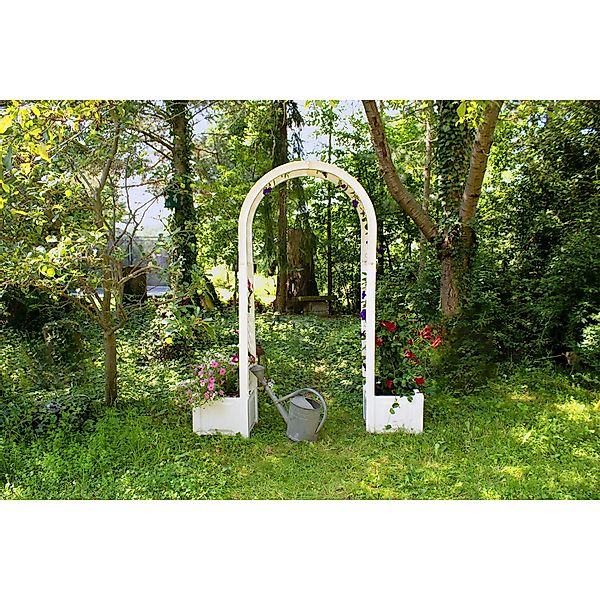KHW Rosenbogen BxTxH: 174x43x207 cm, inkl. 2 Pflanzkästen günstig online kaufen