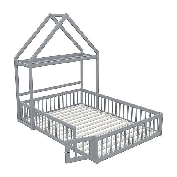 STILVORA Kinderbett 140x200 Babybett mit Stauraum & Lattenrost, Bettgestell günstig online kaufen