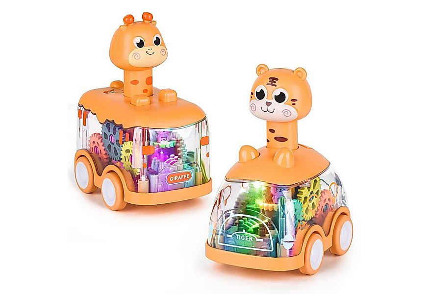 CLTYQ Spielzeug-Auto Giraffe und Tiger,Baby Toy Cars Press and Go Auto für günstig online kaufen