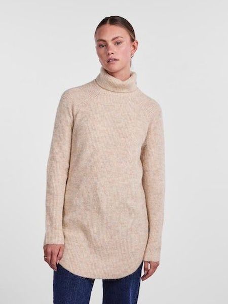 pieces Rollkragenpullover PCELLEN LS LONG KNIT günstig online kaufen