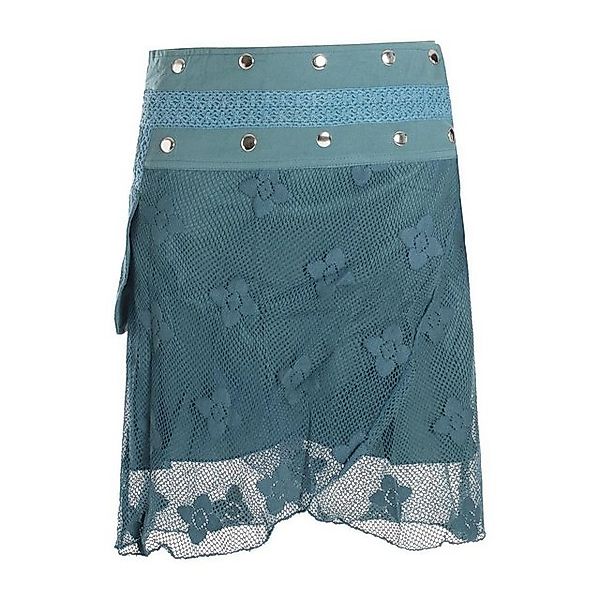 Vishes Wickelrock Mini Lagen Wickelrock Spitzenrock günstig online kaufen