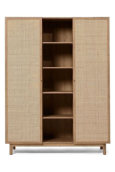 MADE Kleiderschrank MADE.COM Pavia Rattan-Kleiderschrank – günstig online kaufen