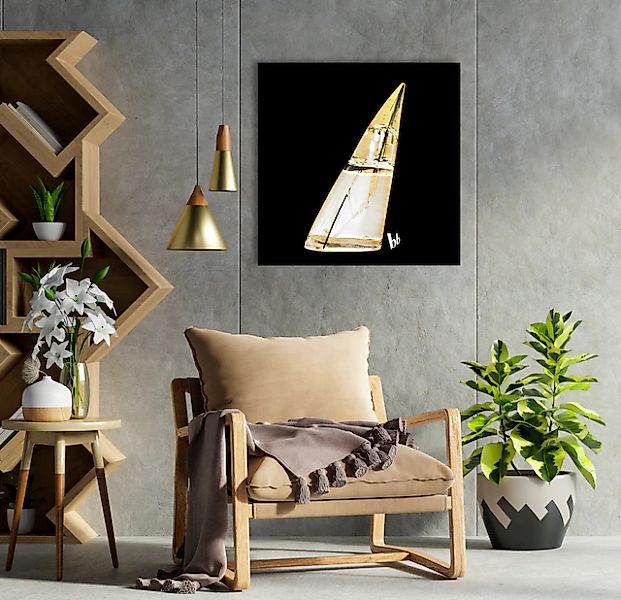 Bruno Banani Acrylglasbild »Flakon Parfum Bruno Banani - Acrylbilder mit Bl günstig online kaufen