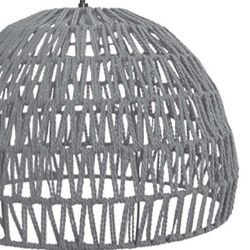 Hängeleuchte in Grau Skandi Design günstig online kaufen