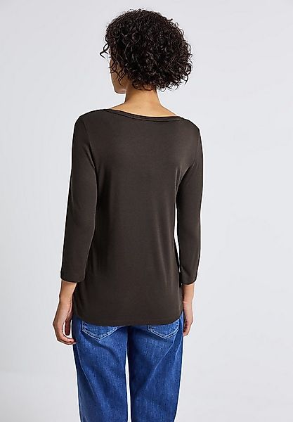 STREET ONE 3/4-Arm-Shirt mit Knopfdetail günstig online kaufen
