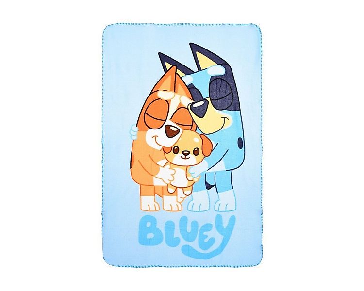 Wohndecke Bluey Fleecedecke 100x150cm Snuggle Time, Bluey, Geschenkidee für günstig online kaufen