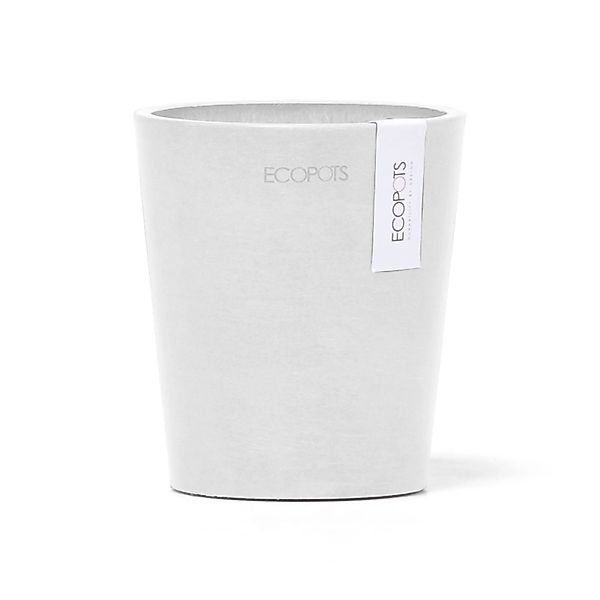 Ecopots Pflanztopf Morinda Weiß 11 cm x 12,4 cm günstig online kaufen
