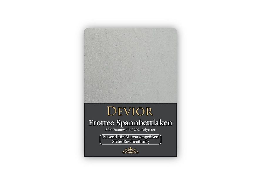 Devior Spannbettlaken Frottee 80% Baumwolle 20% Polyester, Winterspannbettl günstig online kaufen