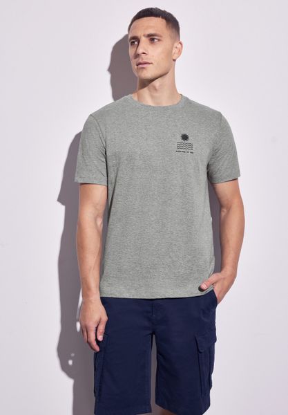 STREET ONE MEN T-Shirt mit Rundhalsausschnitt günstig online kaufen