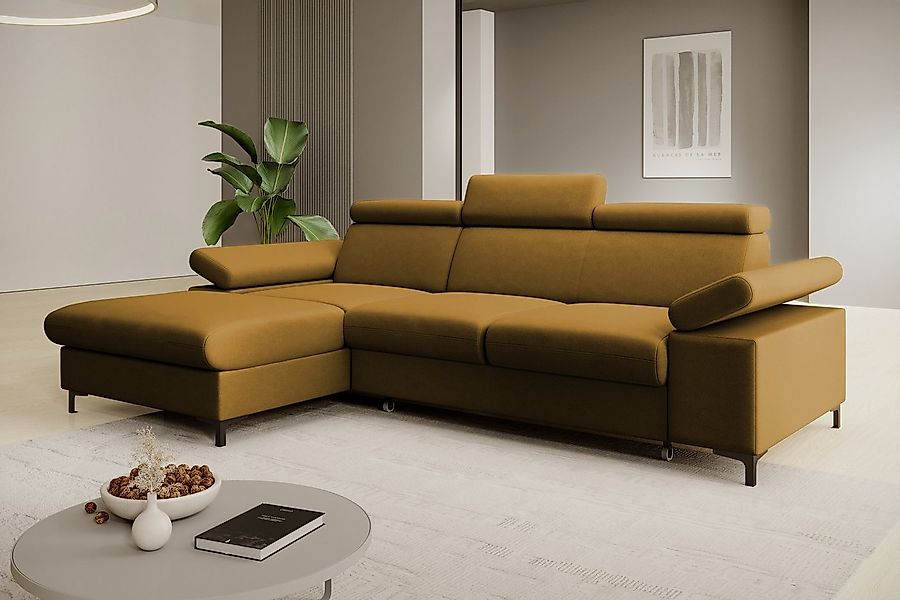 NEXT COLLECTION Ecksofa Ecke mit verstellbaren Kopfteilen MAVIC, Verstellba günstig online kaufen