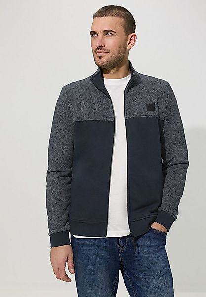 STREET ONE MEN Sweatjacke mit Stehkragen günstig online kaufen
