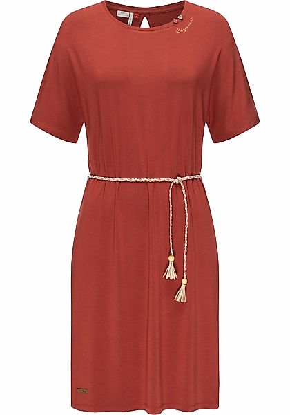 Ragwear Jerseykleid "Kass", stylisches Shirtkleid mit geflochtenem Gürtel günstig online kaufen