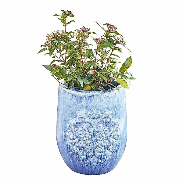 Mirabeau Übertopf Übertopf Cordouan blau günstig online kaufen