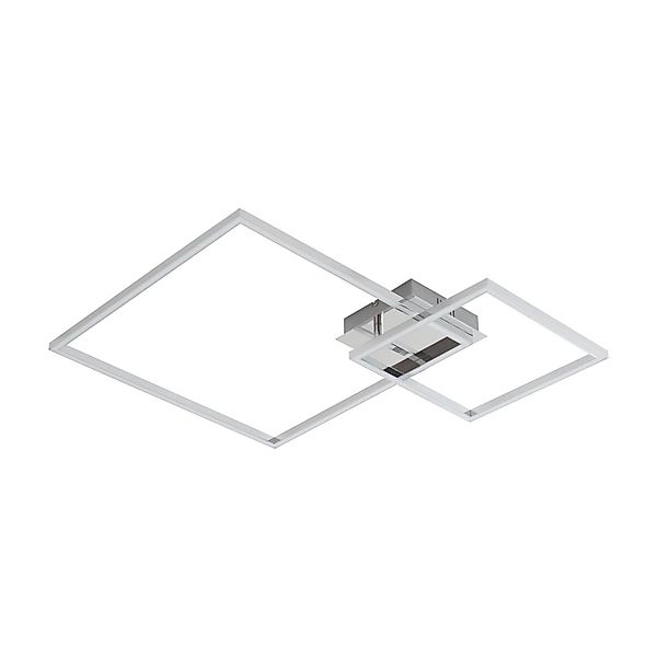 Lindby LED Deckenleuchte Panja 10012938 Dimmbar Modern in Chrom 2-flammig W günstig online kaufen