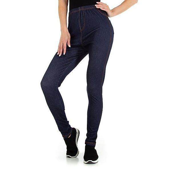 Ital-Design Jeansleggings Damen Freizeit (77783133) Stretch Jeggings in Bla günstig online kaufen