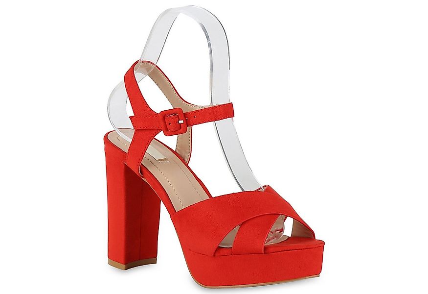 VAN HILL 826159 Plateausandaletten Damen Plateau Sandaletten Blockabsatz Pa günstig online kaufen