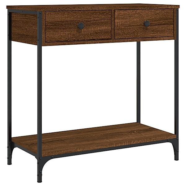 vidaXL Beistelltisch Konsolentisch Braun Eichen-Optik 75x34,5x75 günstig online kaufen