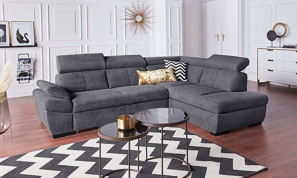 exxpo - sofa fashion Ecksofa "Salerno, klassisch modernes Funktionssofa, ho günstig online kaufen