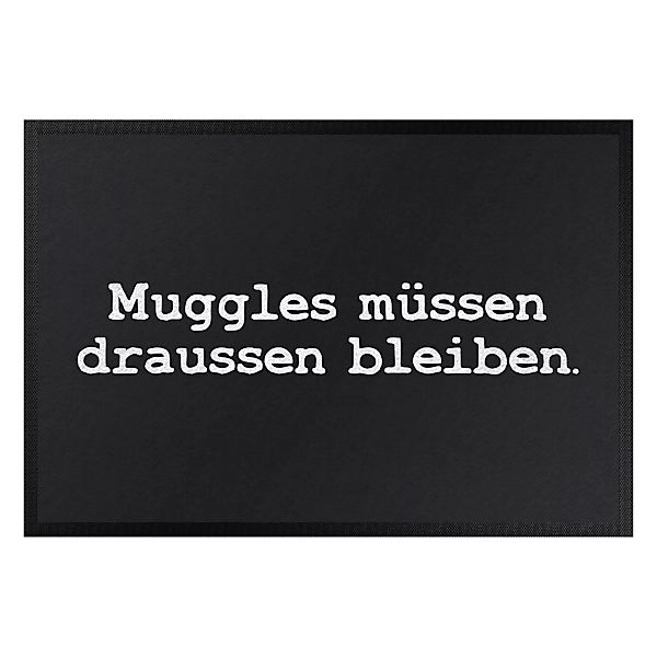 Fußmatte Spruch Muggles günstig online kaufen