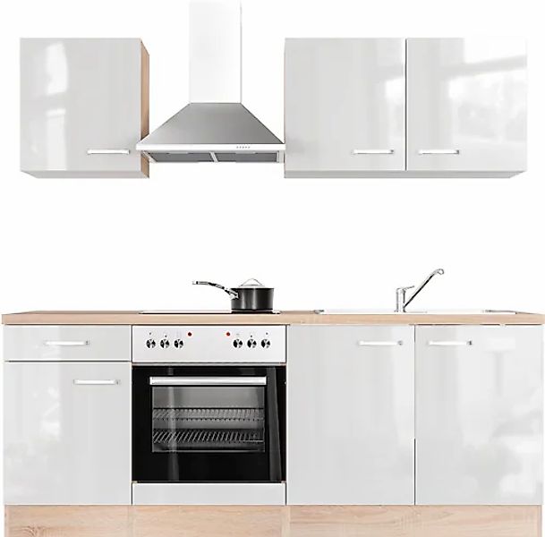 Flex-Well Küchenzeile »Florenz« wahlw. mit E-Geräten, Breite 210 cm, viele günstig online kaufen