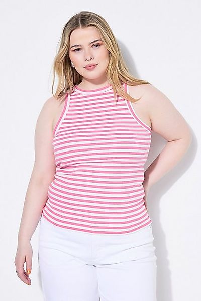 Studio Untold Longtop Tanktop Slim Shape Rippjersey Ringel günstig online kaufen