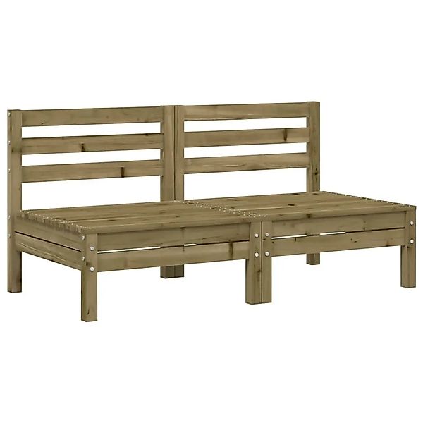 vidaXL Gartensofas ohne Armlehnen 2 Stk Kiefernholz Imprägniert 838004 günstig online kaufen